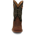 Justin Boots - Men's Leather Square Toe Western Boots
