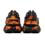 Balmain - Men's Unicorn Flame Printed Low-top Neo/leather Sneakers