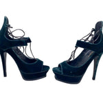 Saint Laurent - Women's Velluto Master Platform Heeled Sandals