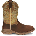 Tony Lama - Men's Steel-toe Tlx Roustabout Water Buffalo Wp Work Boot