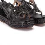 Alma En Pena - Women's Malaquita Wedge Sandals