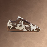Women's Speedcat Cow Print - Chocolate Brown/Gum