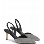 Salvatore Ferragamo - Women's Crystal Embellished Slingback Pumps