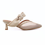 All Black - Women's Side Bow Mule