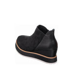 Antelope - Women's Elastic Side Panel Suede Wedge Ankle Booties