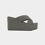 Shu Shop - Women's Woven Platform Wedge Sandal