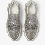 Jimmy Choo - Men's Diamond X Strap Low-top Sneakers With Crystals