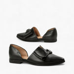 All Black - Women's D’orsay Flats
