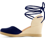 Andrea - Women's Wedge Ankle And Calf Strap Espadrilles