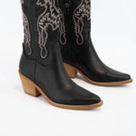 Ccocci - Women's Pointed Toe Cowboy Boot