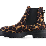 Andrea - Women's Animal Print Chelsea Boots