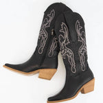 Ccocci - Women's Pointed Toe Cowboy Boot