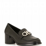 Salvatore Ferragamo - Women's Gancini Buckle Chunky Heel Loafers