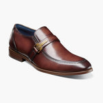 Stacy Adams - Men's Buckley Moc Toe Ornament Slip On Loafers
