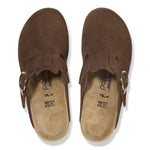 Birkenstock - Women's Fanny Ring Buckle Suede Leather Wedge Shoes
