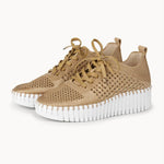 Ilse Jacobsen - Women's Tulip 4271 Crochet Wedge Sneaker