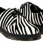 Dr. Martens - Women's Zebra Leather Shoes