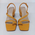 Lafayette 148 - Women's Soft Calfskin Leather Heeled City Slingback Sandals