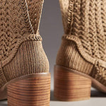 Kelsi Dagger - Women's Emery Armadillo Crochet Booties