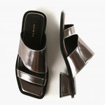 All Black - Women's Angle Mules