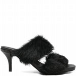 Pedro Garcia - Women's Cissy Fur-trimmed Heeled Sandals