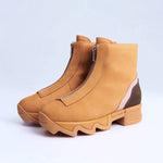 Iri - Women's Odele Zip-up Leather Ankle Boots