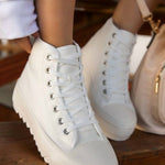 La Shoe King - Women's High Top Lug Sneakers