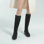 Bussola - Women's Alexis Suede Knee-high Boots
