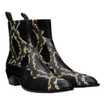 Bally - Men's Gaiman Snake Embossed Leather Boots
