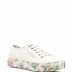Salvatore Ferragamo - Women's Floral Trim Low Top Sneakers