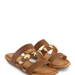 Andrea - Women's Decorative Shell And Starfish Charms Sandal
