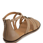 Andrea - Women's Gladiator-inspired Flat Sandal