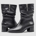 Aga - Women's Nadia Tall Leather Booties