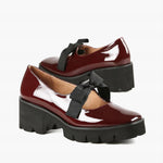 All Black - Women's Tap And Lugg Loafers