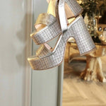 Agl - Women's Sandy Metallic Open Toe Sandal