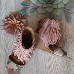 Naughty Monkey - Women's Fringe Peep Toe Wedge