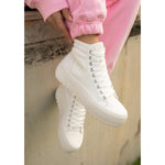 La Shoe King - Women's High Top Lug Sneakers