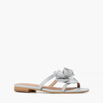 All Black - Women's Flower Slides