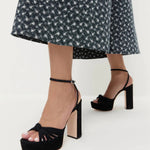 Loeffler Randall - Women's Rivka Leather Knot Platform Sandal