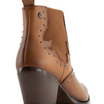 Forastero - Women's Textured Leather Ankle Boots