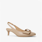 All Black - Women's Flat Bow Kitten Heels
