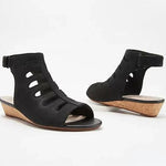 Clarks - Women's Abigail Sling Wedge Sandal