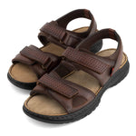 Andrea - Men's Open Toe Leather Sandal