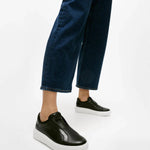 Fitflop - Women's Leather Slip-on Sneakers