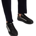 Salvatore Ferragamo - Men's Borg Leather Sneakers
