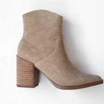 Steve Madden - Cate Western Suede Block Heel Booties