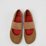 Camper - Women's Right Nina Nubuck Leather Ballerina Flats