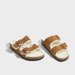 Birkenstock - Women's Arizona Fur Narrow Sandal