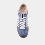Shu Shop - Women's Striped Suede Sneakers
