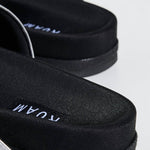 Roam - Women's 7 Slide Vegan Leather Flat Slip-on Sandals